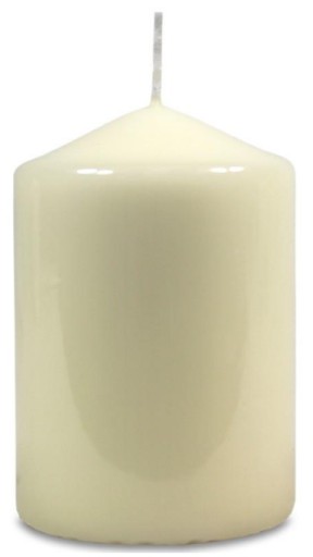 Sviečka valcová BISPOL Aura 50H 12CM SW70/120 ECRU