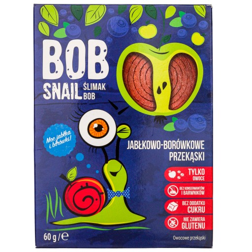 BOB SLIMÁČEK JABLKO A SLIMÁK ČUČORIČKOVÝ 60G