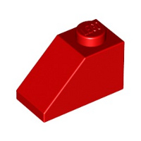 Lego Canopy 45 2x1 1 ks. 3040b 304021 ČERVENÁ Novinka