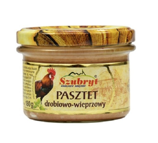 Szubryt Hydinová a bravčová paštéta 180 g