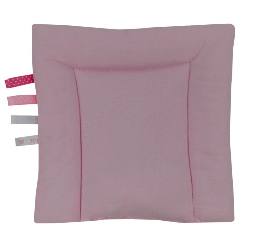 OLKA Bavlnený vankúšik do kočíka 30x30 ružový