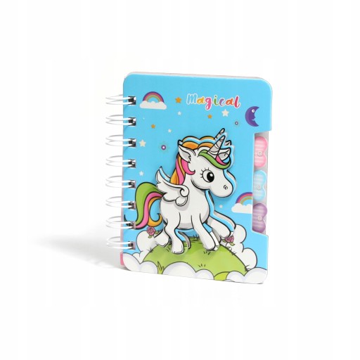 UNICORN MINI ZÁPISOVÝ DIÁR PRE DETI RÔZNE FARBY