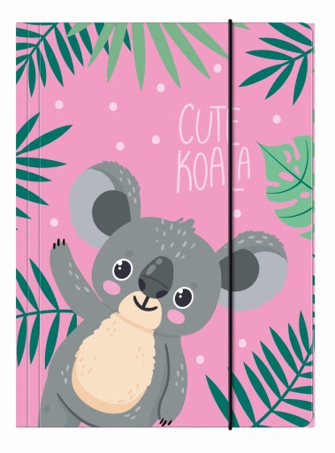 Roztomilá zložka koala Derform formátu A4 s gumičkou