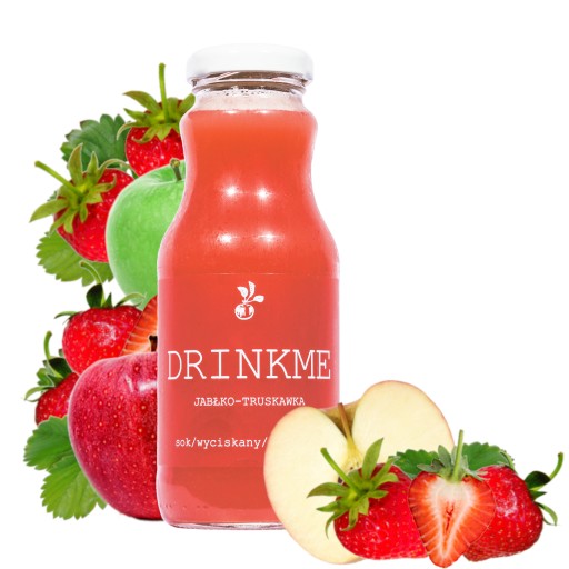 Jablkový jahodový džús 100% 250ml PRE DETI NFC