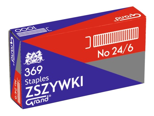 Štandardné kancelárske sponky 24/6 GRAND