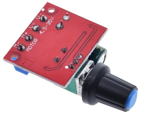 500 LED regulátor otáčok motora 5-35V 90W 5A PWM