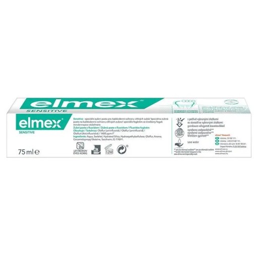 Elmex Sensitive zubná pasta s aminfluoridom 75 ml