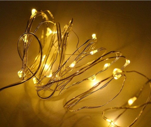 LAMPY, 20 LED DRÔTOV, BATÉRIE, VIANOČNÝ STROMČEK, DEKORATÍVNE DIÓDY