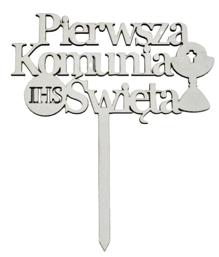 Dekorácia na tortu na prvé sväté prijímanie biela, 3 vzory