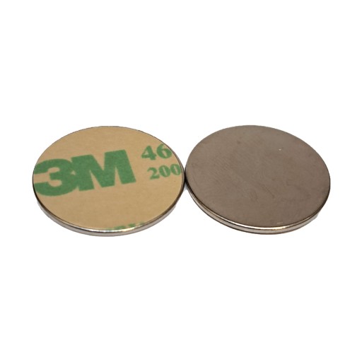 Neodymový magnet 20x1 mm so silnou 3M lepiacou páskou