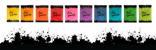 Holi Powder color powder HOLI Festival farieb GREEN