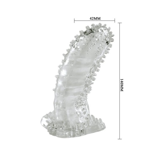 Intenzívne zážitky! Penis Sleeve Crystal!