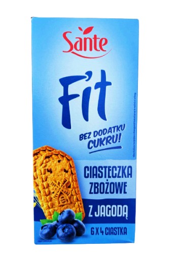 JAGODA cereálne sušienky bez cukru SANTE 300g