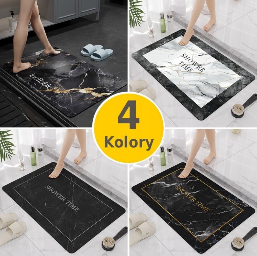 RÝCHLOSCHNÚCA KÚPEĽŇOVÁ PODLOŽKA, VEĽKÁ, NASÁVANÁ, PROTIŠMYKOVÝ KOBEREC, 4 vzory