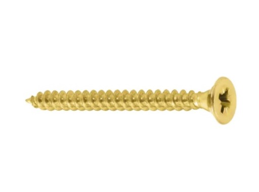 SKRUTKY DO TVRENÉHO DREVA POZINKOVANÉ 4x16 WH GOLD 1KG