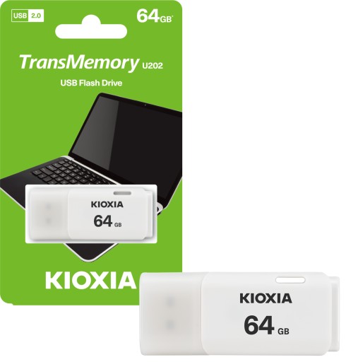 KIOXIA 64GB USB 2.0 kľúč Hayabusa U202 WHITE