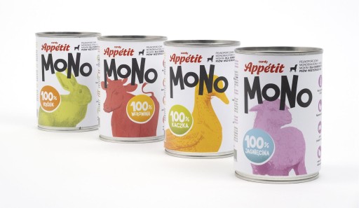 Komfortné Apetit Monoproteínové vlhké krmivo pre psov Králik 400 g