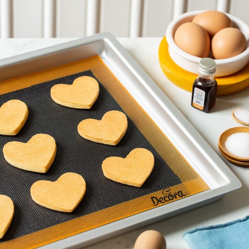 Perforovaná silikónová podložka na pečenie Decora 38,5x28,5cm