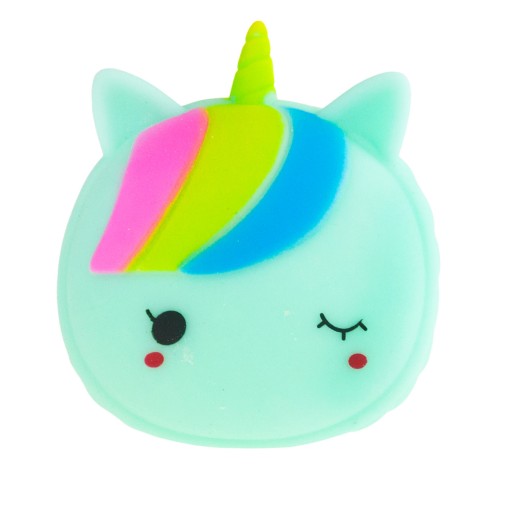 ANTISTRESOVÁ HRAČKA GNIOTEK SQUEEZE HRAČKA RAINBOW UNICORN SENSORY SQUISHY