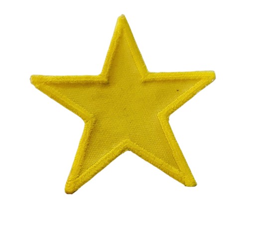 2 ks Termo Star Patch 70x70mm žltá