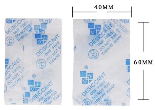 Značkový absorbér vlhkosti! Sáčky vystužené silikagélom 50 ks x 5g