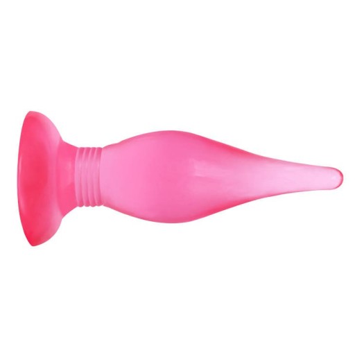 ZÁSTRČKA NA MALÝ BUTT RUŽOVÁ 13,8CM GEL