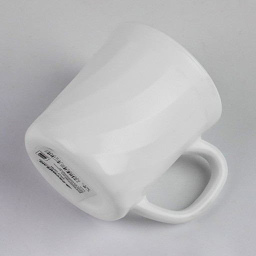 Hrnček s uškom, biely Arcopal Opal, žiaruvzdorné sklo, 280 ml