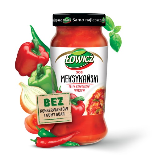 Mexická Łowicz paradajková omáčka s chilli 500g