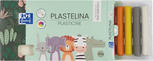 OXFORD KIDS PLASTICINE 12 FAREB