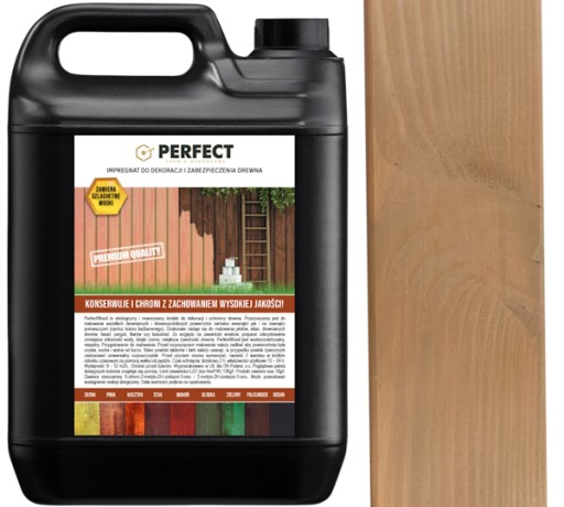 PERFECT WOOD tónovacia impregnácia dreva 1 L GAŠTAN 12 m2