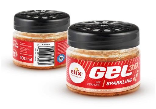 SPARKLING ELIX GEL3D silný osviežovač vzduchu do auta 100ml
