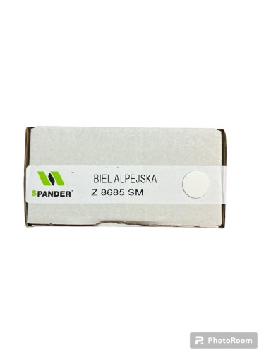 Nábytková zátka Kronospan K - 8685 SM, alpská biela