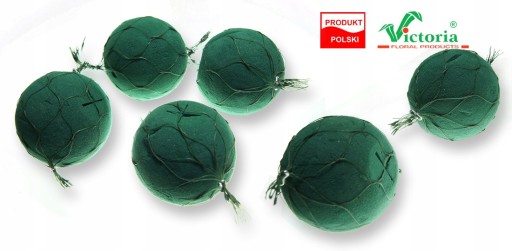 FLORISTICKÁ HUBOVÁ GUĽA v sieťke na KVETY - 90mm