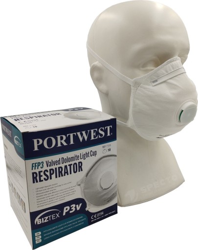 HALF MASK FFP3 PREMIUM ochranná protiprachová maska s VENTILOM