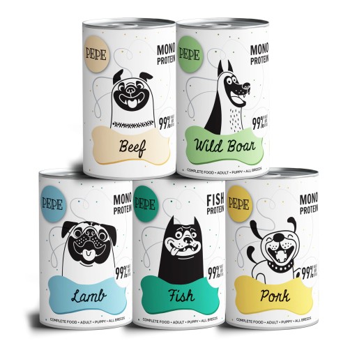 Pet Box PEPE Mono Protein hovädzie mäso 400g