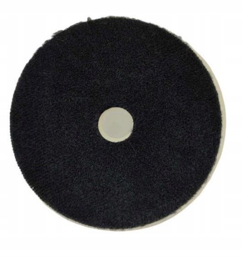 Biela špongia, leštiaci vankúšik na suchý zips, priemer 125 mm. mäkké