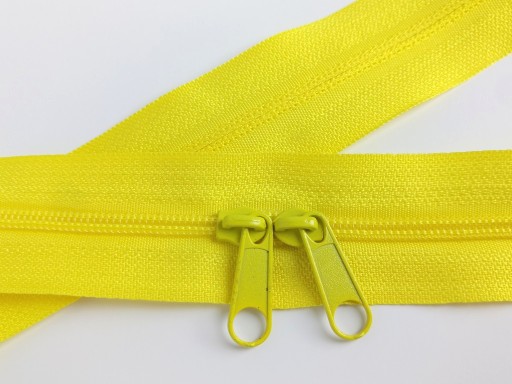 Špirálový zips 3 mm ŽLTÝ zips 1 meter + 2 zipsy