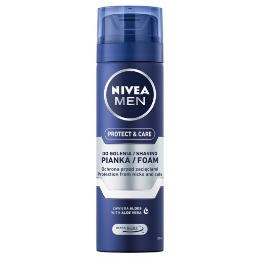 NIVEA MEN Pena na holenie Protect&Care 200 ml