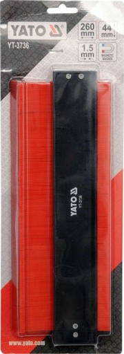 PROFILOVÁ ŠABLÓNA 260 mm OBKLADOVÉ PANELY YATO