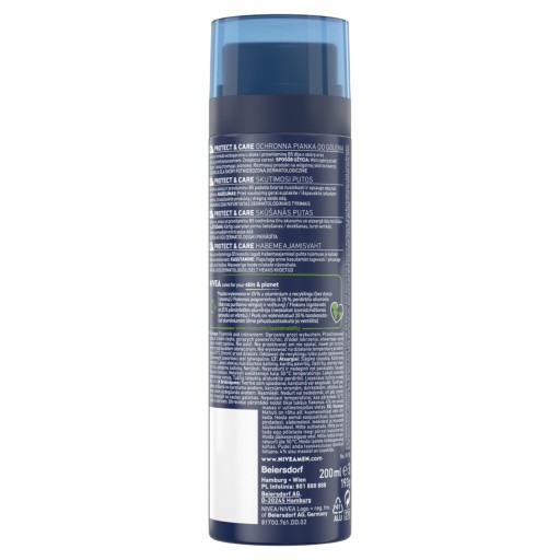 NIVEA MEN PROTECT&CARE Zmäkčujúca pena na holenie pre mužov 200ml