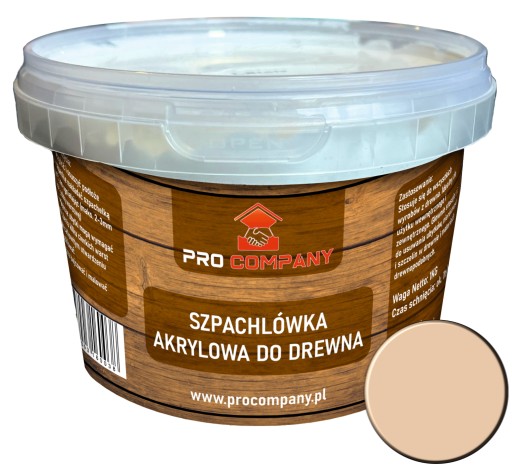 PRO Company Tmel na drevo 1kg buk svetlý
