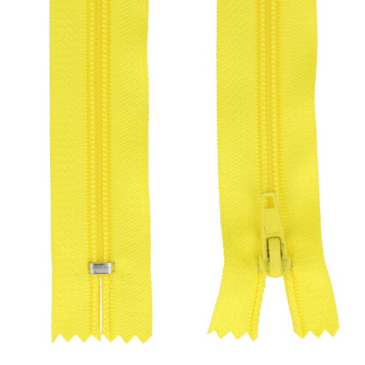 ŠPIRÁLOVÝ Zips #5 - 18 CM - ŽLTÉ