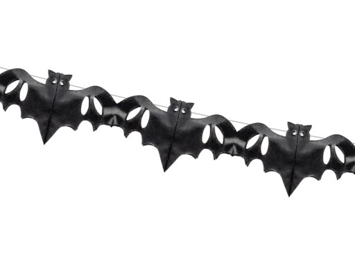 ORIGINÁLNA potlač BAT GIRLAND na Halloween
