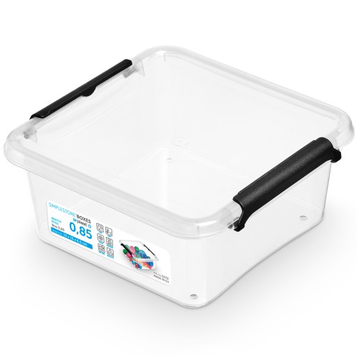 PLASTOVÝ KONTAJNER S VEKOM NA ÚLOŽNÝ BOX MALÝ 0,85L