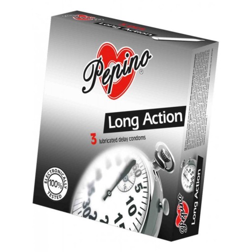 Pepino Long Action kondómy 3 ks