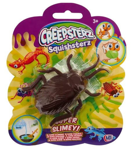 Figúrka CREEPSTERZ BEETLE WORM SO SLIZOVÝM SQUISHY GADGETOM PRE DETI