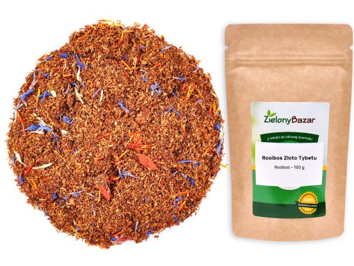 ROOIBOS TIBETSKÉ ZLATO goji plod, šafran 100g