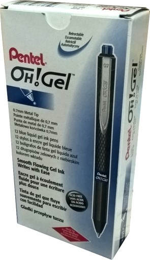 PENTEL GEL K497 GEL PEN OH! MODRÁ