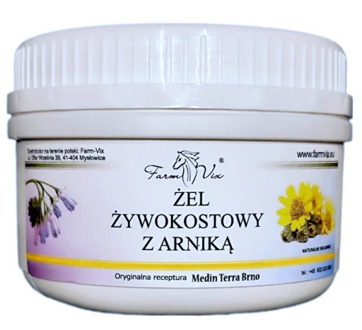 Kostihojový gél s arnikou na pomliaždeniny a zlomeniny 350g