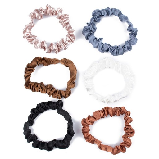SCRUNCHIES SET gumičiek do vlasov, 6 ks